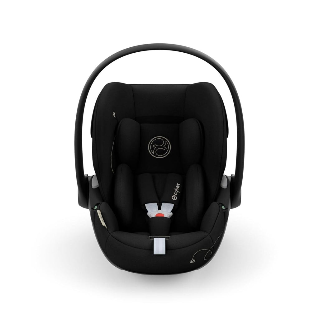CYBEX Gold Kinderwagen EOS Lux 2-in-1 mit Babyschale Aton B2 i-Size und Babyschalen-Adapter, Reisesystem, Ab Geburt bis 22 kg (ca. 4 Jahre), Moon Black (Schwarz)