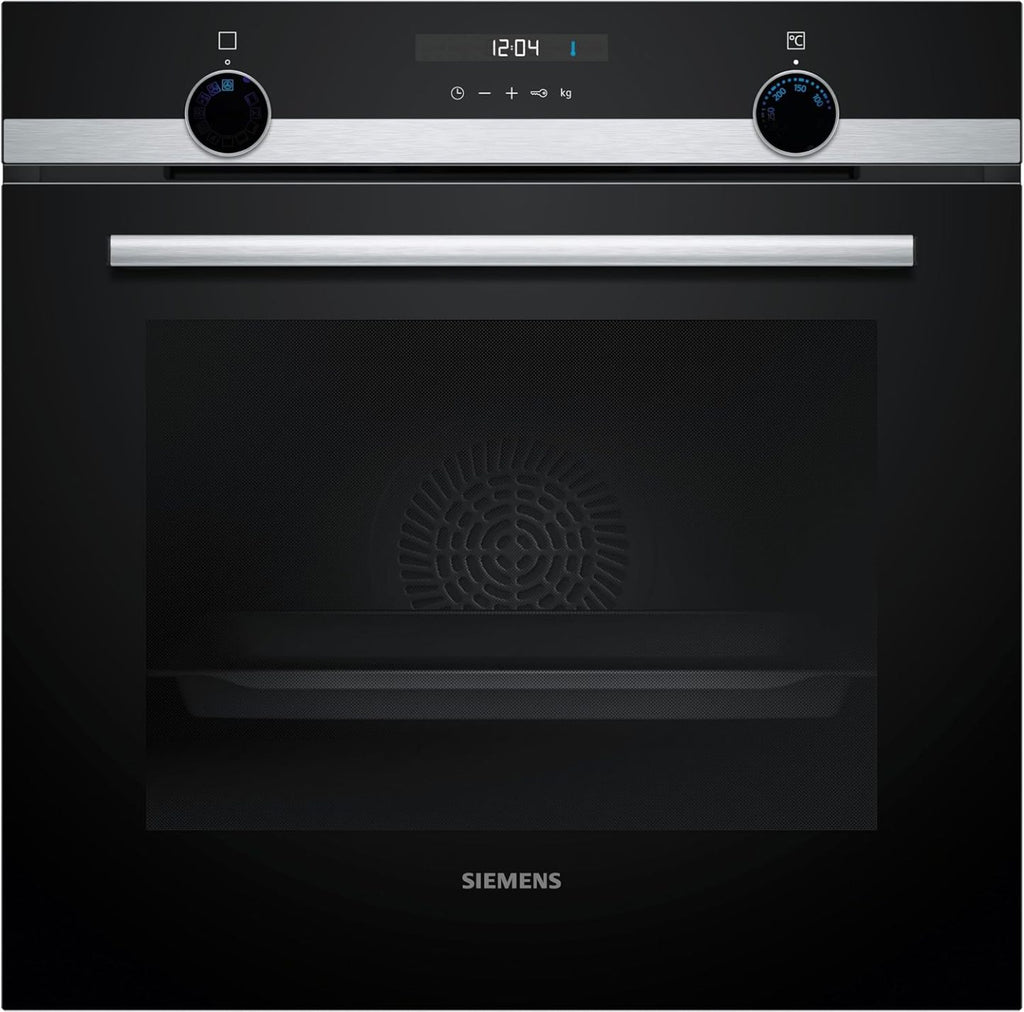 Siemens HB572ABS3, iQ300, Einbau-Backofen 60 x 60 cm, Air Fry, activeClean Pyrolyse Selbstreinung, LED-Touchbedienung, 3D Heißluft, Schnellaufheizung, cookControl10 Automatikprogramme, Edelstahl