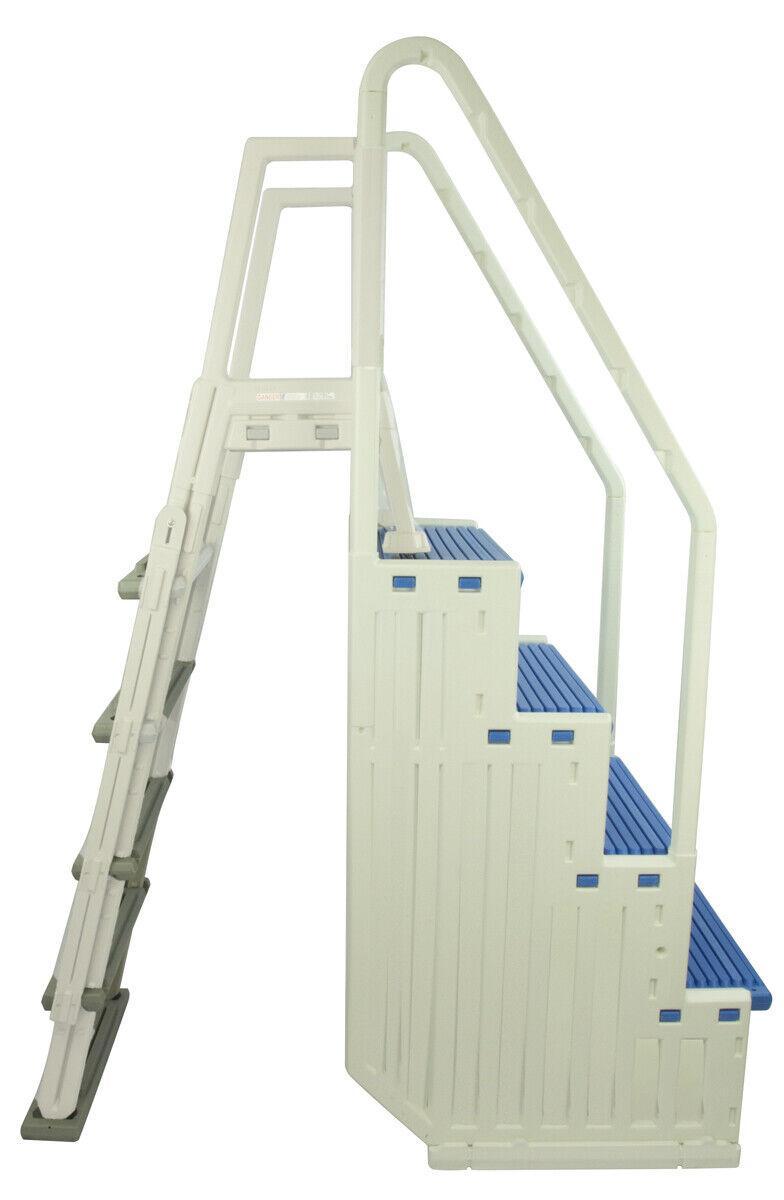 Confer Step 1 & In-Pool Ladder Aufstellpoolsystem – Farbe auswählen