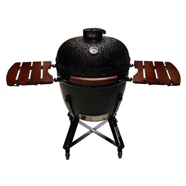 Kobe Kamado Holzkohlegrill Professional XL Black Edition, 23,5 , 113x81x113 cm