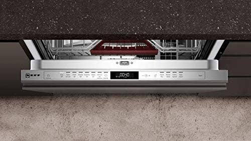 NEFF S157YCX03E, N 70, Smarter Geschirrspüler Vollintegriert, 60 cm, Besteckschublade, Made in Germany, Zeolith-Trocknung, besonders leise Spülmaschine, höhenverstellbarer Oberkorb, starker Sprühdruck