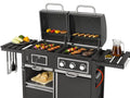 tepro Kohle-Gas-Grill »Toronto Kombi«, 8,7 kW Leistung, 3 Edelstahlbrenner, 2 Ablagen