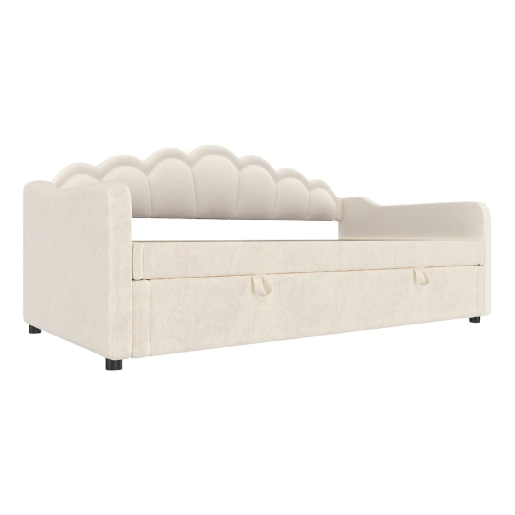 Canapé-lit avec rangement, design élégant et moderne