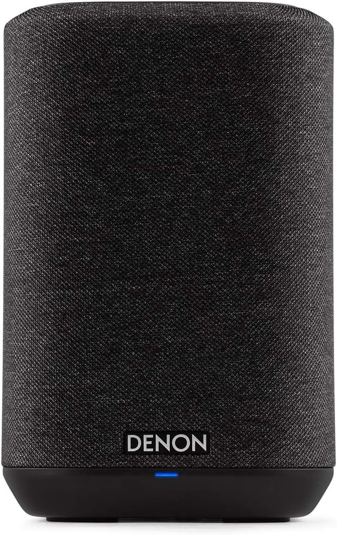 Denon Home 150 Multiroom-Lautsprecher, HiFi Lautsprecher mit HEOS Built-in, Alexa integriert, WLAN, Bluetooth, USB, AirPlay 2, Hi-Res Audio, schwarz