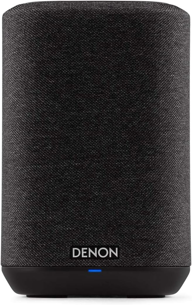Denon Home 150 Multiroom-Lautsprecher, HiFi Lautsprecher mit HEOS Built-in, Alexa integriert, WLAN, Bluetooth, USB, AirPlay 2, Hi-Res Audio, schwarz