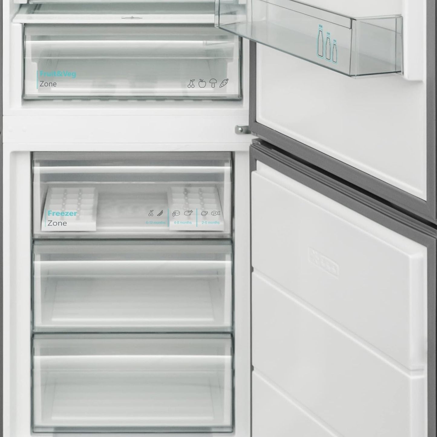 Sharp SJ-BA20DHXIC-EU Kühlschrank Kühl-Gefrierkombination NoFrost Inox Look