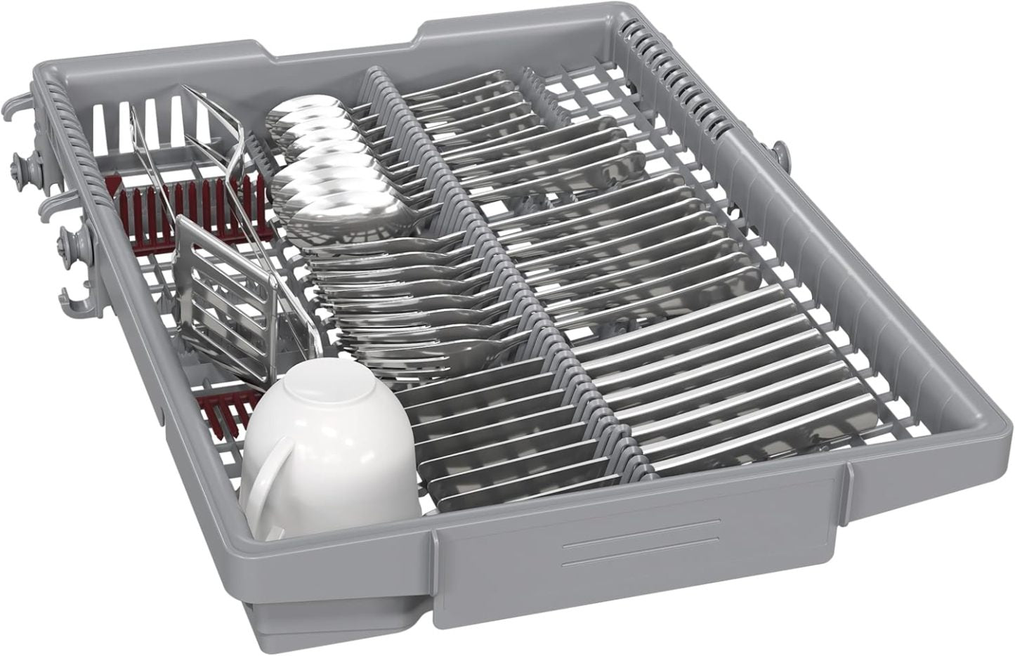 NEFF S157YCX03E, N 70, Smarter Geschirrspüler Vollintegriert, 60 cm, Besteckschublade, Made in Germany, Zeolith-Trocknung, besonders leise Spülmaschine, höhenverstellbarer Oberkorb, starker Sprühdruck