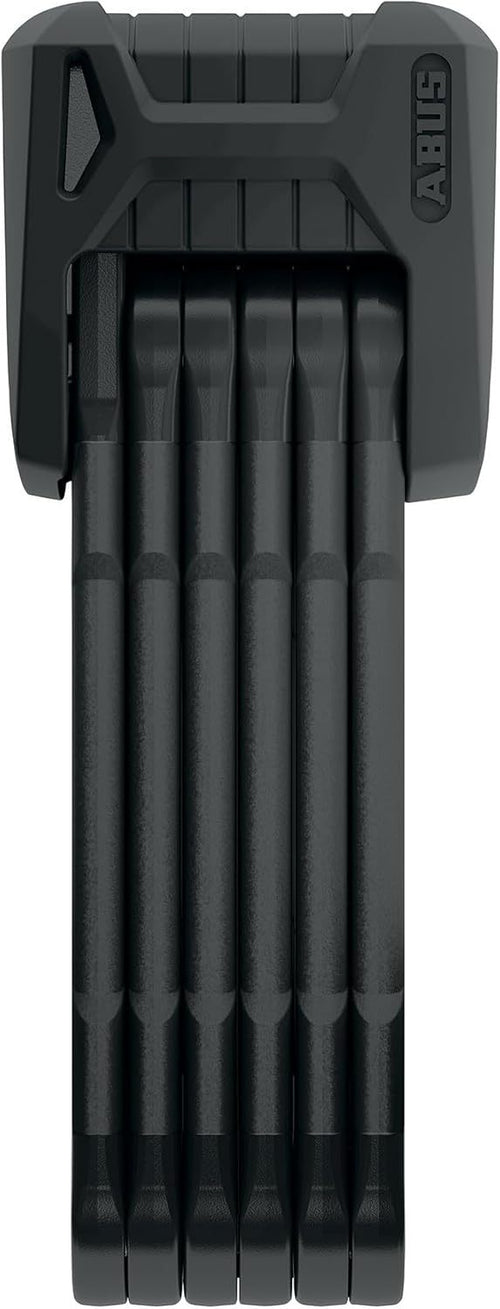 ABUS Faltschloss Bordo Granit XPlus 6500 SH mit Halterung - Fahrradschloss aus gehärtetem Stahl - ABUS-Sicherheitslevel 15-110 cm - Schwarz