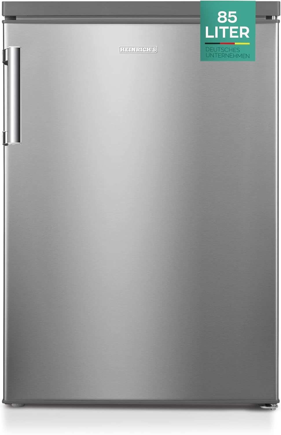 Heinrich´s Gefrierschrank 61Liter -18°C Freezer, 3x Gefrierschublade, 7 Stufen Temperaturregler, Airflow, wechselbarer Türanschlag weiß