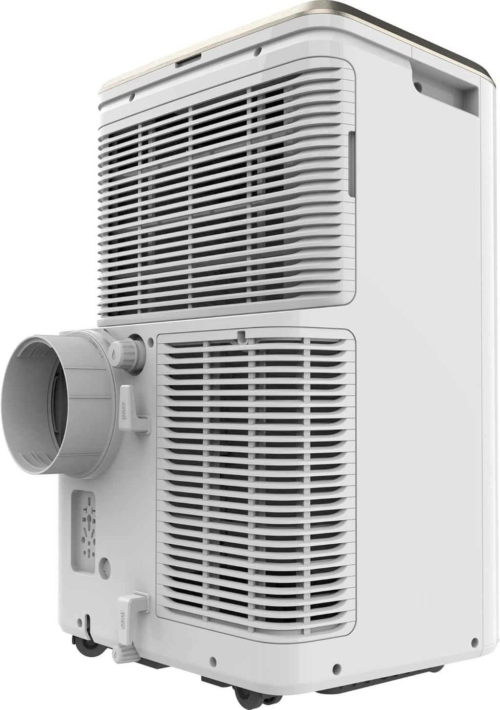 AEG Chillflex Pro AXP26U338CW mobile Klimaanlage / LED Display / Touch-Buttons / Fernbedienung / 30-40 m² / Kühlfunktion / Ventilator / Entfeuchtungsfunktion / Automatik / weiß/silber/schwarz
