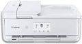 Canon PIXMA TS9550 Drucker Farbtintenstrahl Multifunktionsgerät DIN A4 A3 (Drucker A3, Scanner, Kopierer, 5 separate Tinten, WLAN, LAN, Print App, 2 Papierzuführungen, Duplexdruck) schwarz