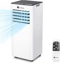 DR.PREPARE Mobiles Klimagerät 9000 BTU mit APP, 4 in 1 Mobile Klimaanlage mit Abluftschlauch, Kühlen&Ventilieren&Entfeuchten, Ventilator & Schlafmodus mit Fernbedienung, Kühlt bis zu 30m², 1-24H Timer