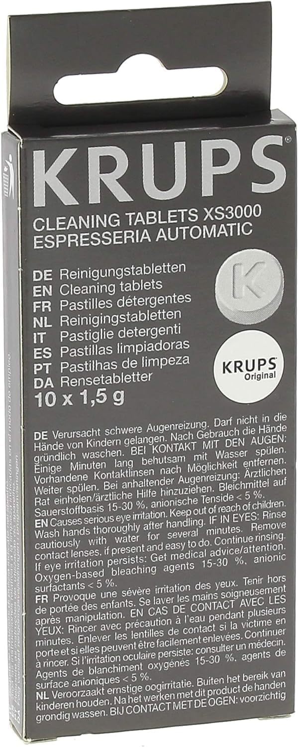 Krups Arabica Picto Kaffeevollautomat, Milchschaumdüse, 2-Tassen-Funktion, Drehregler, Einfache Reinigung, Kaffeemaschine, Schwarz, EA810870