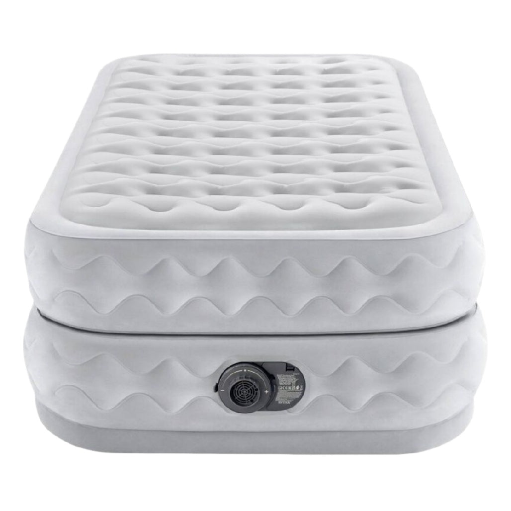Matelas pneumatique avec pompe intégrée et design ergonomique