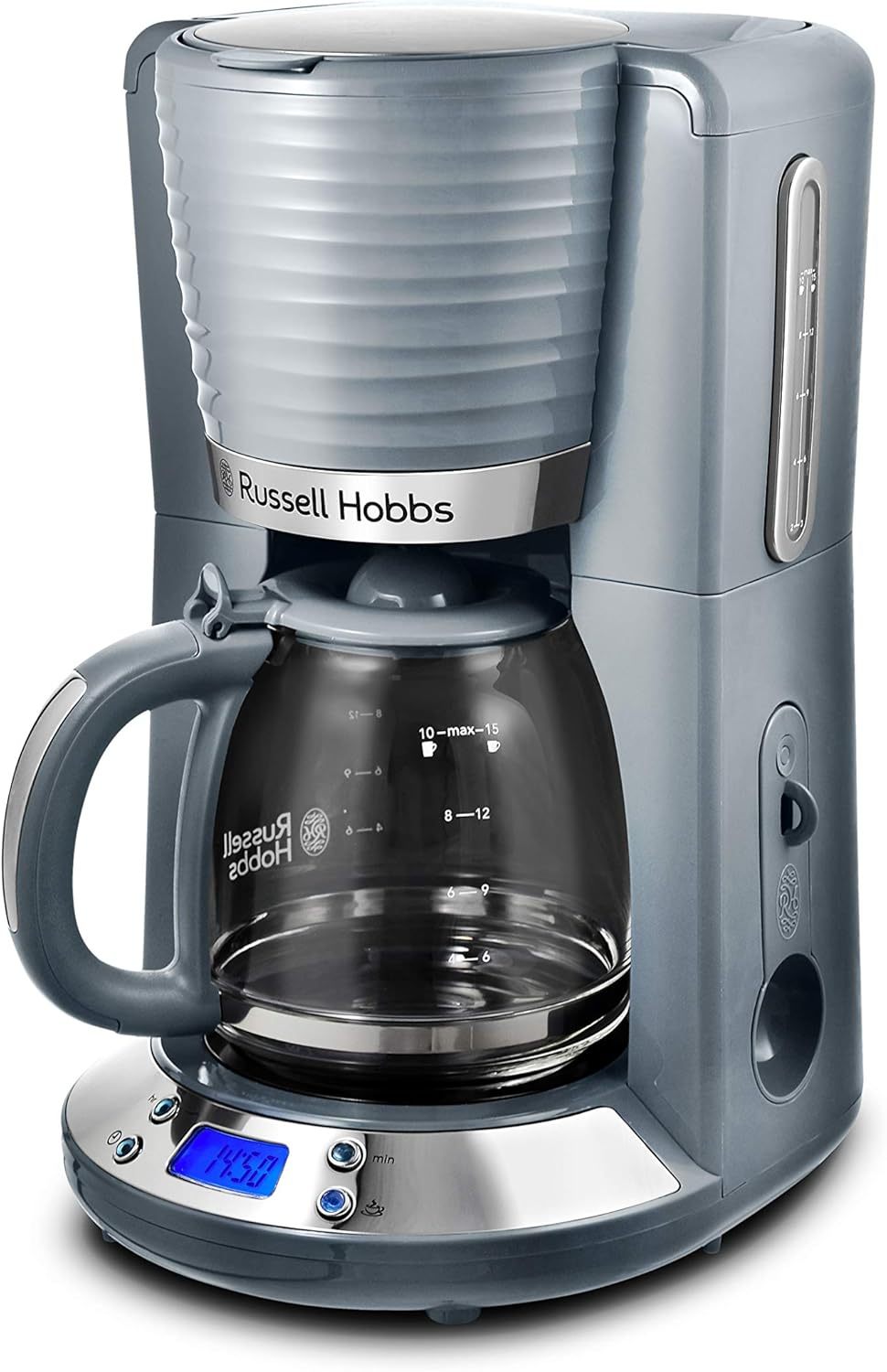 Russell Hobbs Inspire Grey Frühstückset Toaster, Wasserkocher und Kaffeemaschine