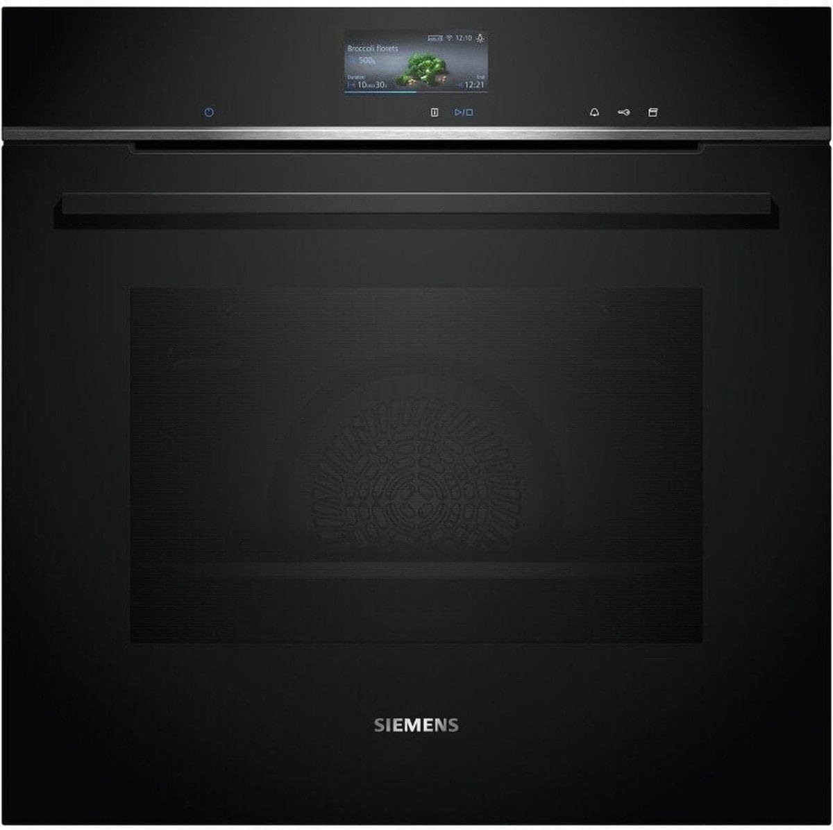 Siemens HB572ABS3, iQ300, Einbau-Backofen 60 x 60 cm, Air Fry, activeClean Pyrolyse Selbstreinung, LED-Touchbedienung, 3D Heißluft, Schnellaufheizung, cookControl10 Automatikprogramme, Edelstahl