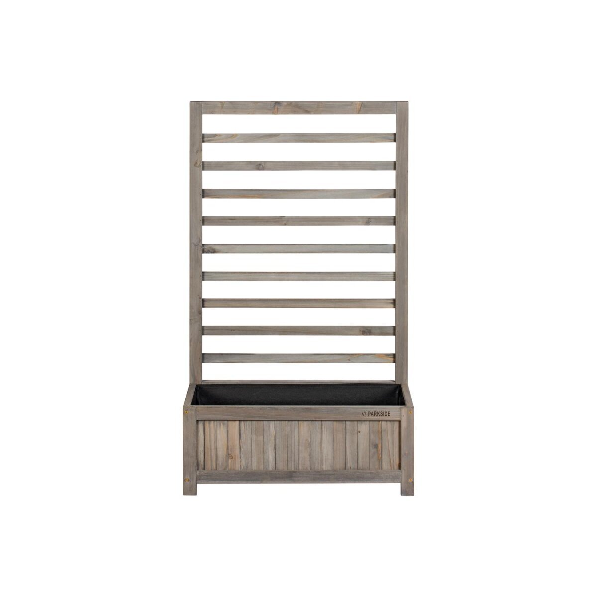 PARKSIDE® Pflanzkasten mit Rankgitter, mit umweltfreundlicher Lasur (Grau) - B-Ware neuwertig