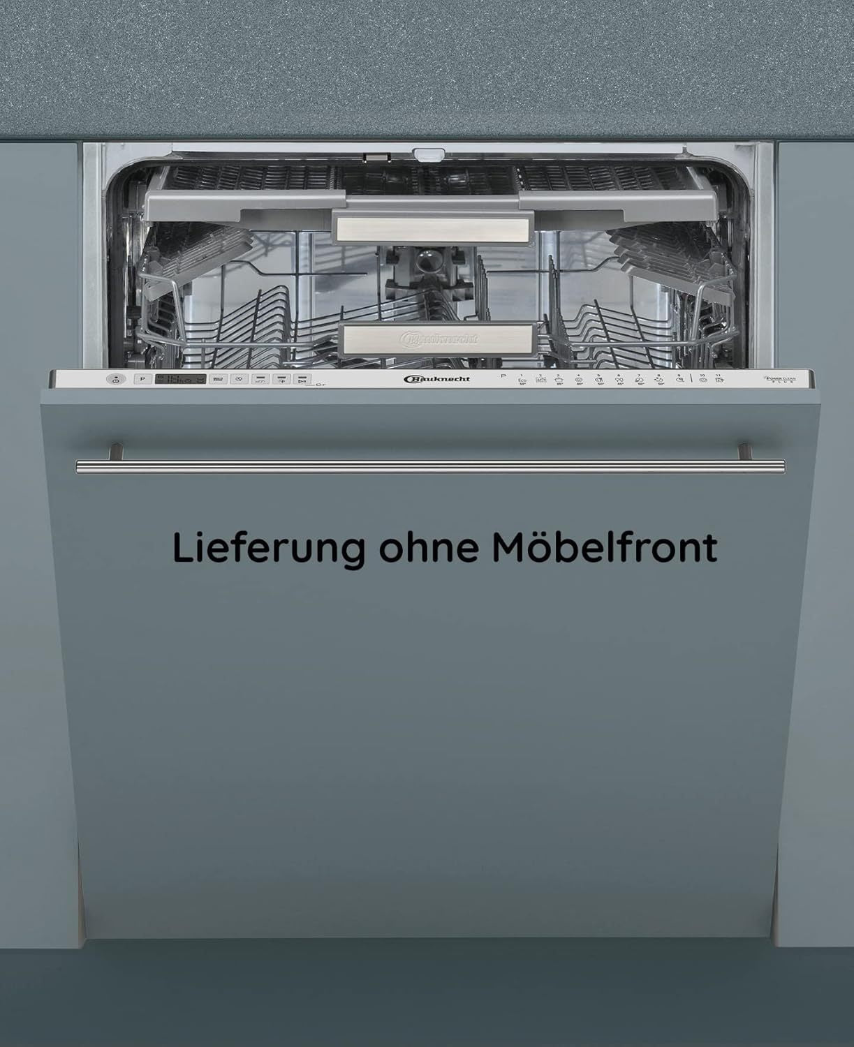 Bauknecht BUO 3O41 PLT X Unterbau-Geschirrspüler 60 cm /14 Maßgedecke /10 Standardprogramme und 1 Sensorprogramm/PowerClean/ActiveDry/Besteckschublade/Vollwasserschutz