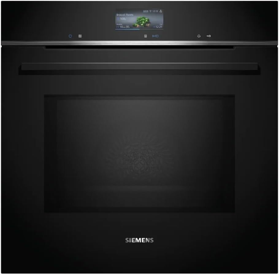 Siemens HB572ABS3, iQ300, Einbau-Backofen 60 x 60 cm, Air Fry, activeClean Pyrolyse Selbstreinung, LED-Touchbedienung, 3D Heißluft, Schnellaufheizung, cookControl10 Automatikprogramme, Edelstahl