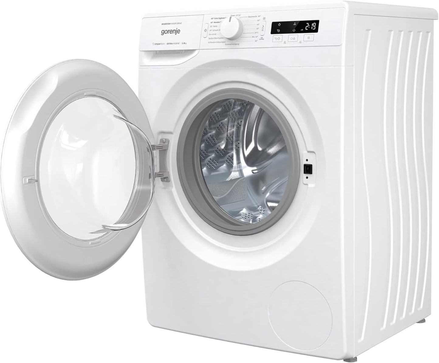 GORENJE WNPI84APS Waschmaschine LED Display Inverter PowerDrive Motor AquaStop Dampffunktion 16 Programme