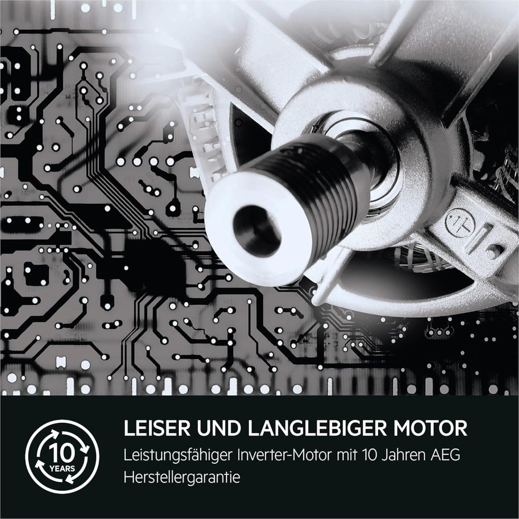 AEG Waschmaschine Toplader, Serie 6000 ProSense: Mengenautomatik, 6 kg, EEKL A, SoftOpening Trommeldeckelöffnung, Wasserschutzalarm, Wasserstoppschlauch, Inverter Motor, 1400 U/min, LTR6A41460