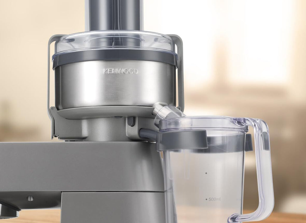 Kenwood Profi-Entsafter AT641 für Küchenmaschine Cooking Chef KM 070, Edelstahloptik, 20 x 27 x 31 cm