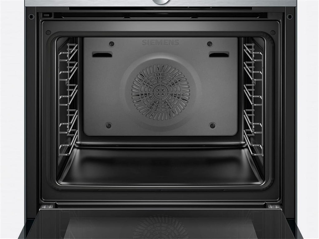 Siemens HB572ABS3, iQ300, Einbau-Backofen 60 x 60 cm, Air Fry, activeClean Pyrolyse Selbstreinung, LED-Touchbedienung, 3D Heißluft, Schnellaufheizung, cookControl10 Automatikprogramme, Edelstahl