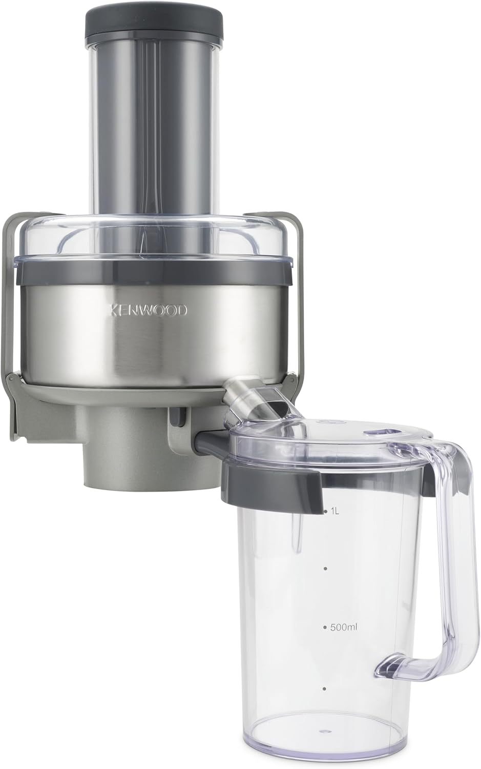Kenwood Profi-Entsafter AT641 für Küchenmaschine Cooking Chef KM 070, Edelstahloptik, 20 x 27 x 31 cm