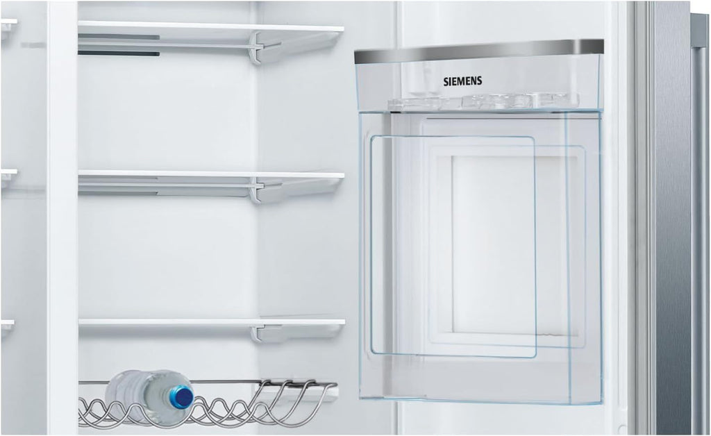 SIEMENS KF96NVPEA iQ300 Multi-Door-Kühlschrank, 183 x 91 cm, 405 L Kühlen & 200 L Gefrieren, hyperFresh längere Frische, noFrost nie wieder abtauen, superCooling schnellere Kühlung