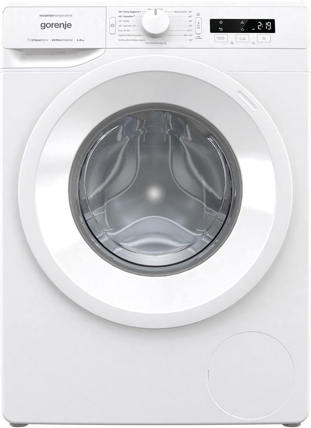 GORENJE WNPI84APS Waschmaschine LED Display Inverter PowerDrive Motor AquaStop Dampffunktion 16 Programme