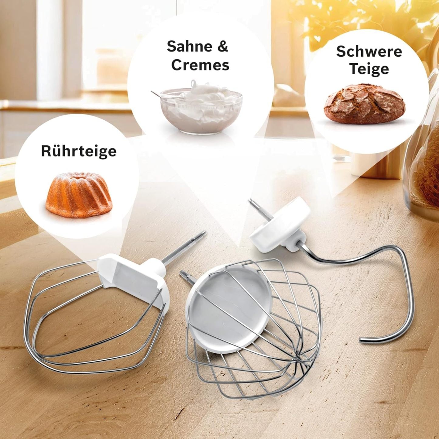 Bosch Küchenmaschine Serie 4 MUM58720,Edelstahl-Schüssel 3,9 L, Mixer 1,25 L, Planetenrührwerk,Knethaken,Schlag,Rührbesen, Durchlaufschnitzler, 3 Scheiben, 1000 W, Dunkelrot/Silber