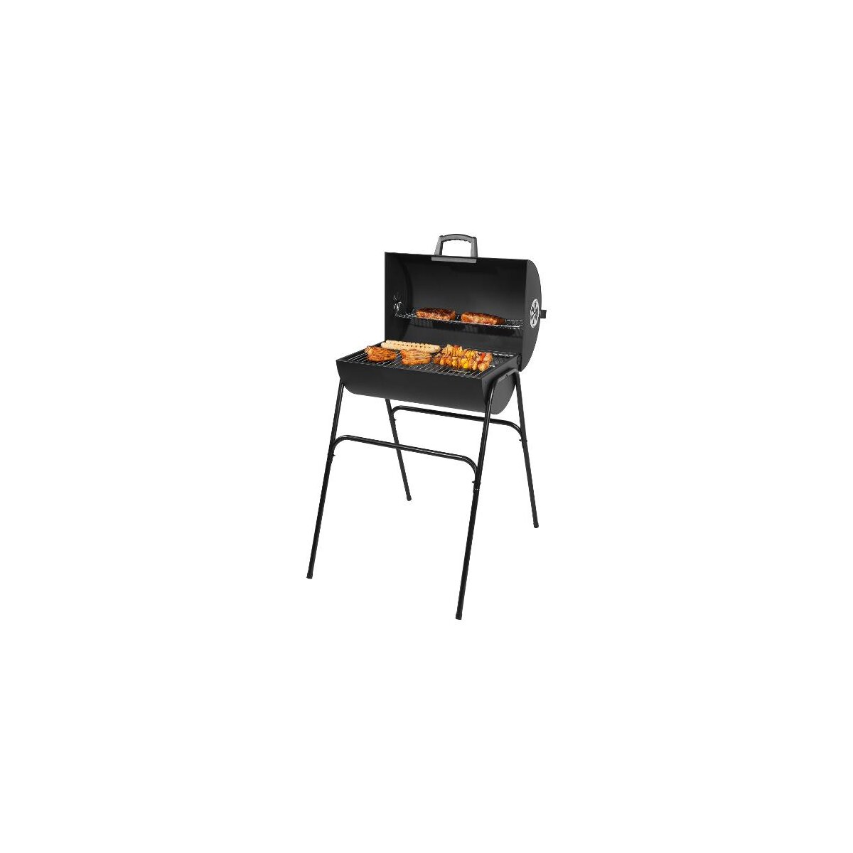 GRILLMEISTER »KANSAS« Fass-Holzkohlegrill - B-Ware sehr gut