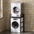 MSFE Regal über Waschmaschine,Höhenverstellbarer Wäschetrocknerständer,Lagerregal über der Waschmaschine, Tragfähigkeit 350 kg,für Waschmaschine und Trockner,73 * 64 * 110cm,Patentiertes Produkt
