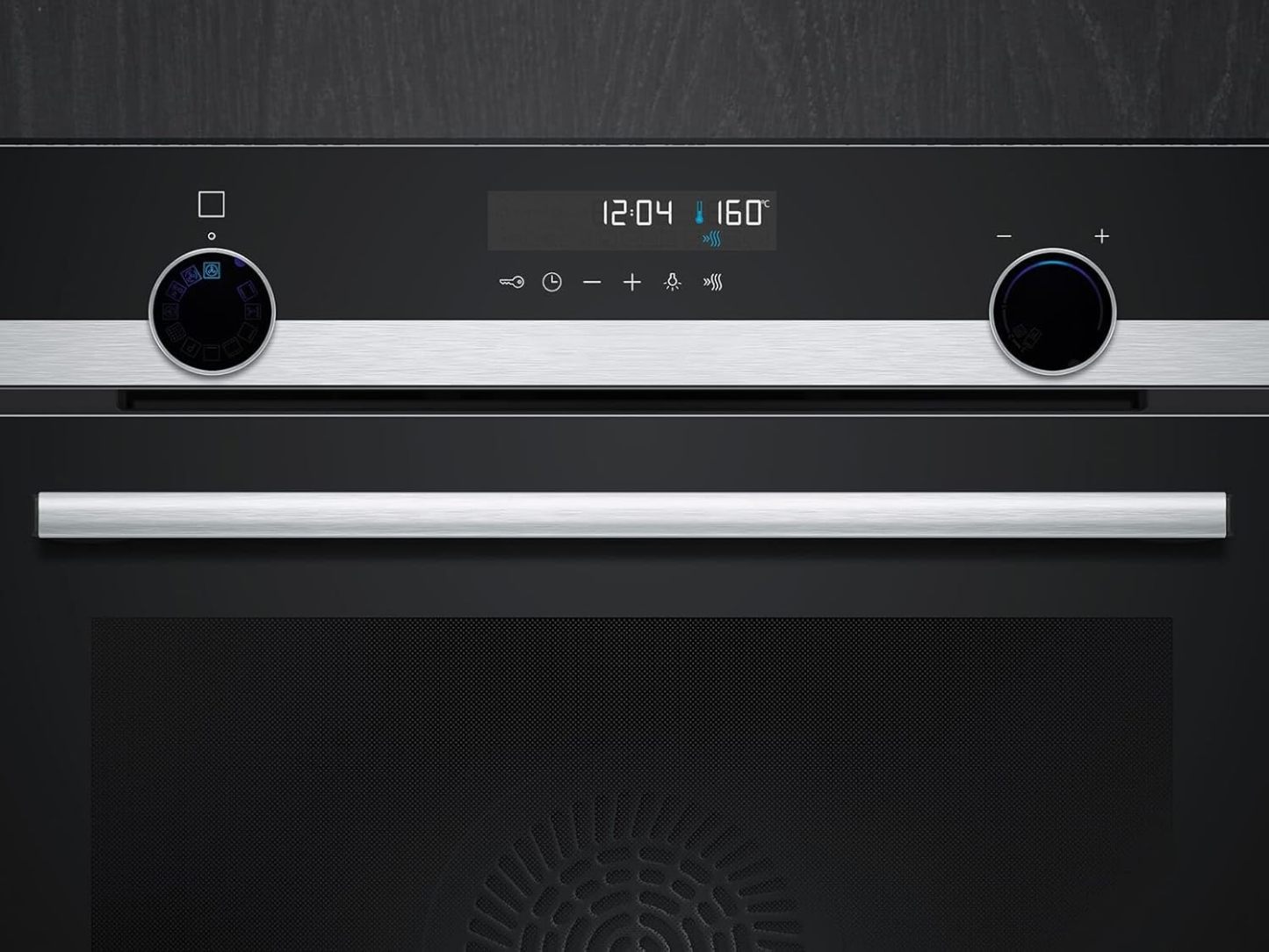 Siemens HB572ABS3, iQ300, Einbau-Backofen 60 x 60 cm, Air Fry, activeClean Pyrolyse Selbstreinung, LED-Touchbedienung, 3D Heißluft, Schnellaufheizung, cookControl10 Automatikprogramme, Edelstahl