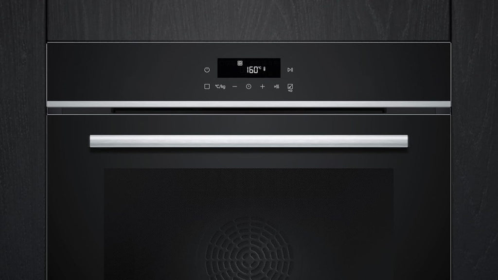 Siemens HB572ABS3, iQ300, Einbau-Backofen 60 x 60 cm, Air Fry, activeClean Pyrolyse Selbstreinung, LED-Touchbedienung, 3D Heißluft, Schnellaufheizung, cookControl10 Automatikprogramme, Edelstahl