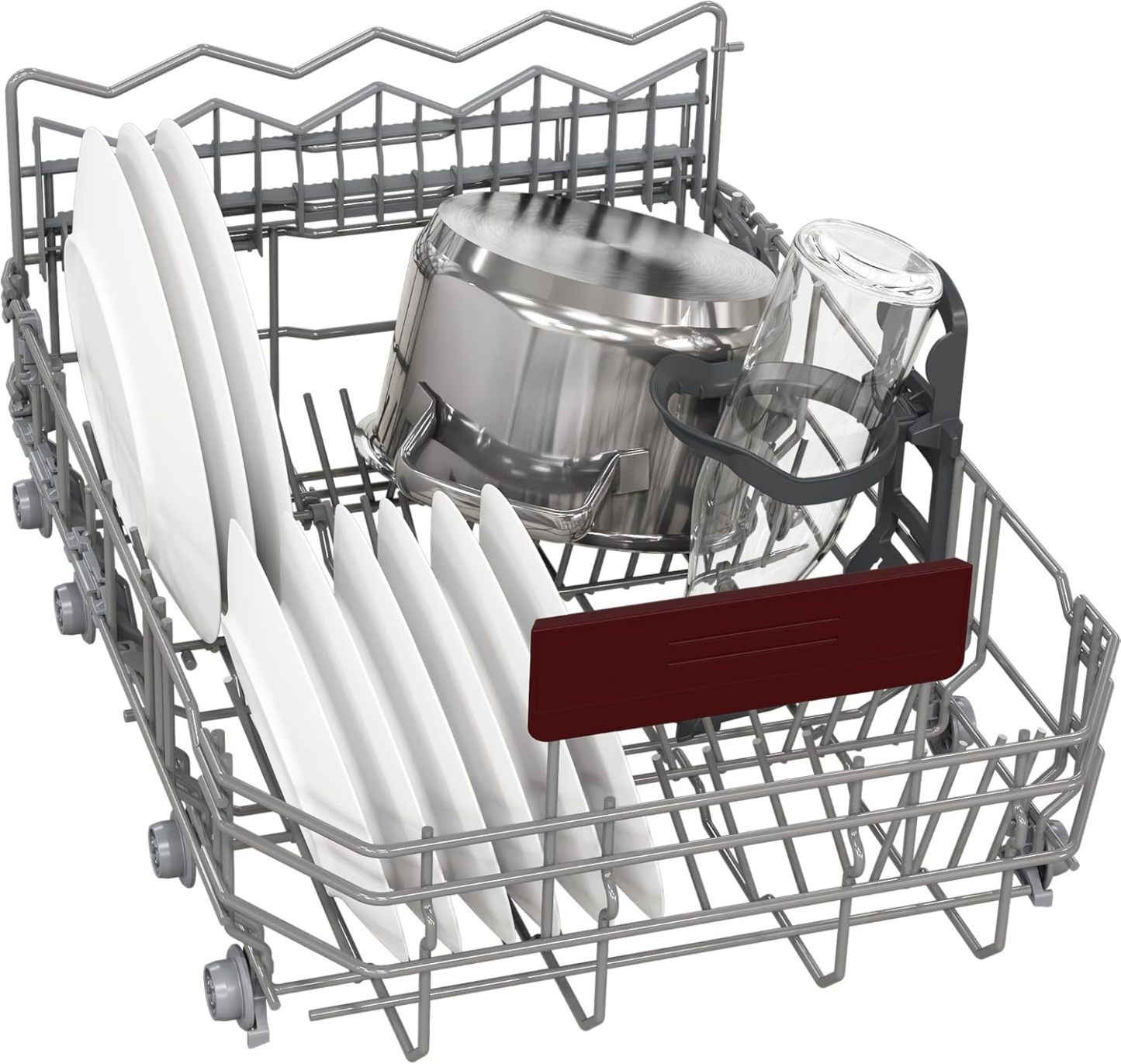 NEFF S157YCX03E, N 70, Smarter Geschirrspüler Vollintegriert, 60 cm, Besteckschublade, Made in Germany, Zeolith-Trocknung, besonders leise Spülmaschine, höhenverstellbarer Oberkorb, starker Sprühdruck