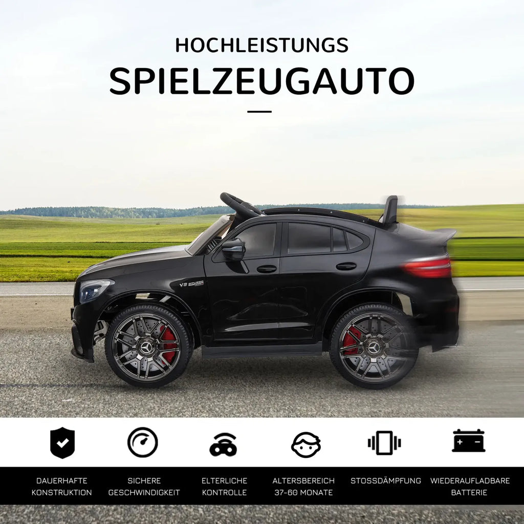 HOMCOM Kinder-Elektroauto Mercedes-Benz AMG mit Fernbedienung & Musik