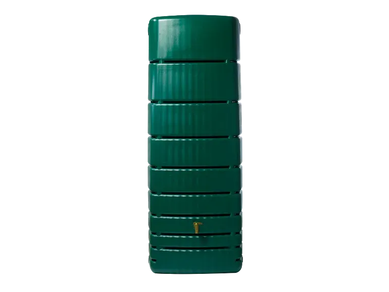 4rain Regentonne »SLIM«, 650 Liter Volumen, inklusive Auslaufhahn und Windsicherung