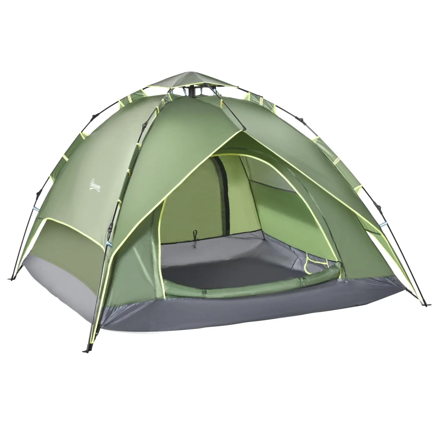 Outsunny Campingzelt 4-Jahreszeiten Quick-Up Überdachung Outdoor