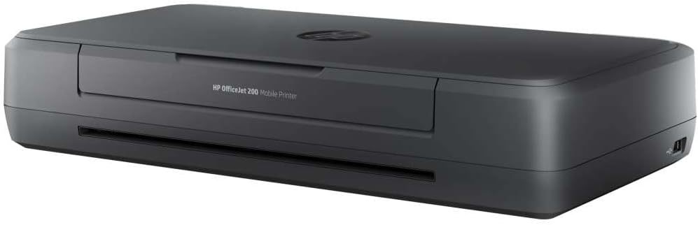 HP OfficeJet 200 Mobiler Tintenstrahldrucker (A4, Drucker, WLAN, HP ePrint, Airprint, USB, 4800 x 1200 dpi) schwarz