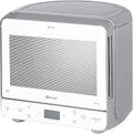 Bauknecht MW 39 WSL / Kombination Grill und Mikrowelle / Crisp Funktion / 700 W / 13 L Garraum / Super-Kompakt Design / Dampfgarfunktion / Schnellauftau-Funktion, Weiß/Silber