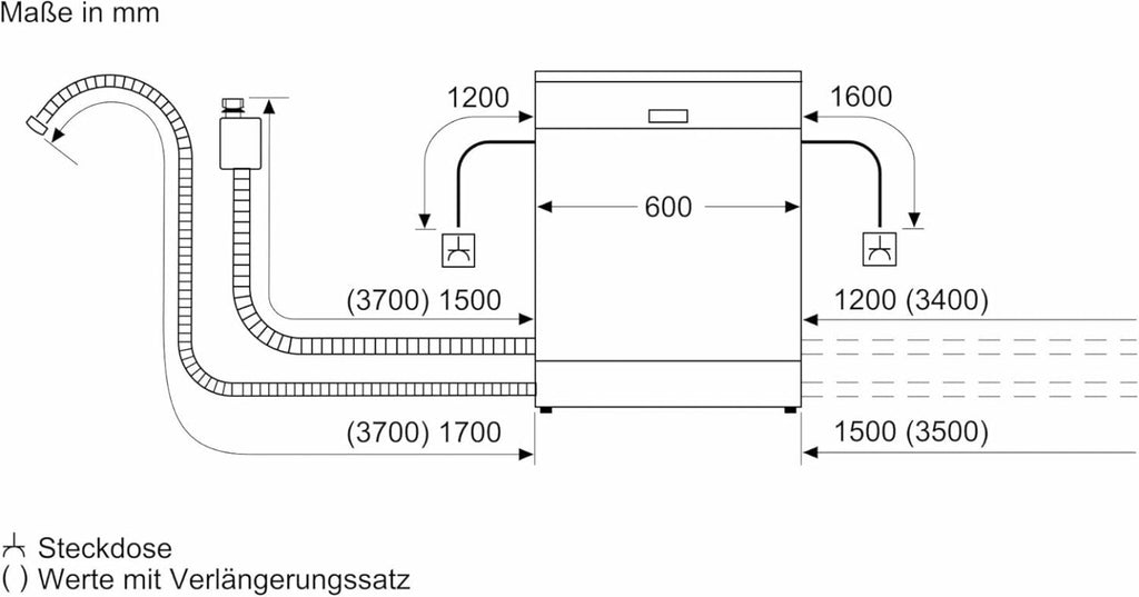 NEFF S157YCX03E, N 70, Smarter Geschirrspüler Vollintegriert, 60 cm, Besteckschublade, Made in Germany, Zeolith-Trocknung, besonders leise Spülmaschine, höhenverstellbarer Oberkorb, starker Sprühdruck